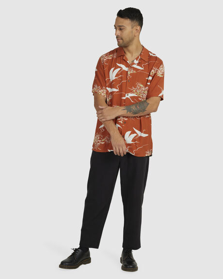 SANDLEWOOD MENS CLOTHING RVCA SHIRTS - UVYWT00125-CNS0