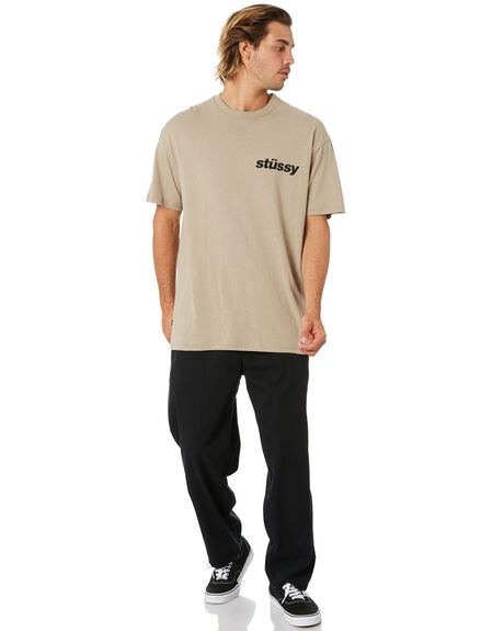 Stussy Solid Italic Mens Ss Tee - Atmosphere | SurfStitch