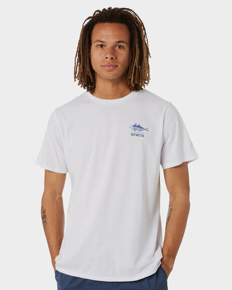 WHITE MENS CLOTHING DEPACTUS GRAPHIC TEES - D5212001WHITE