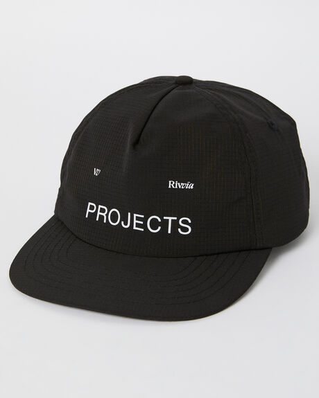 BLACK MENS ACCESSORIES RIVVIA PROJECTS HEADWEAR - RHW-22421BLK