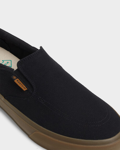 BLACK GUM MENS FOOTWEAR KUSTOM SNEAKERS - K913107-KKG