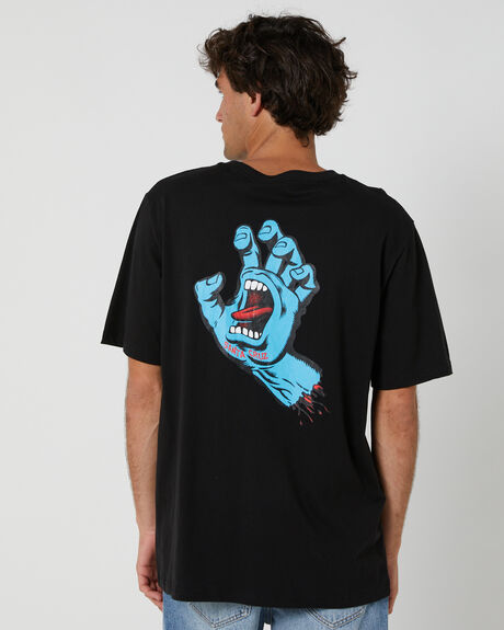 BLACK MENS CLOTHING SANTA CRUZ T-SHIRTS + SINGLETS - SM3220103BLK