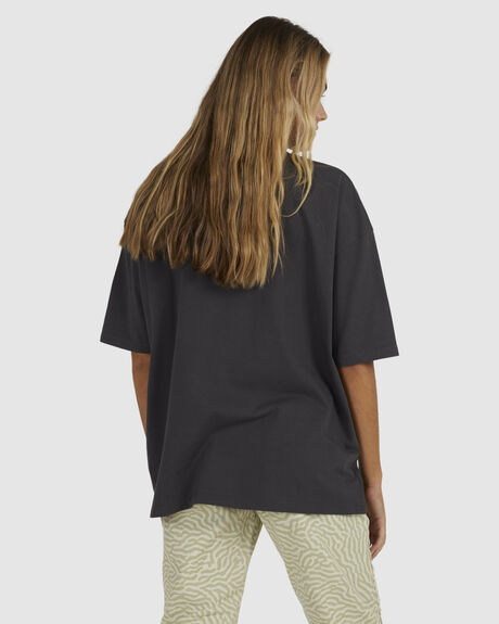OFF BLACK WOMENS CLOTHING BILLABONG TEES - UBJZT00273-OFB