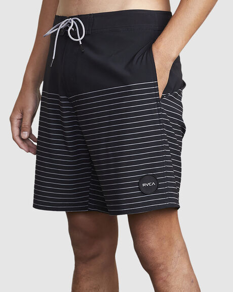 BLACK MENS CLOTHING RVCA BOARDSHORTS - M1031RCT-BLK