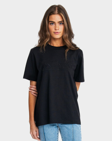 BLACK WOMENS CLOTHING ONEBYONE TEES - OBO-923-XS