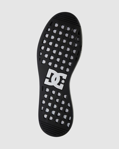 BLACK WHITE MENS FOOTWEAR DC SHOES SNEAKERS - ADYS700227-BKW