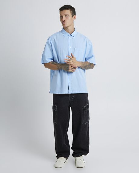 SKY MENS CLOTHING SPENCER PROJECT SHIRTS - SPMS24151-BLU