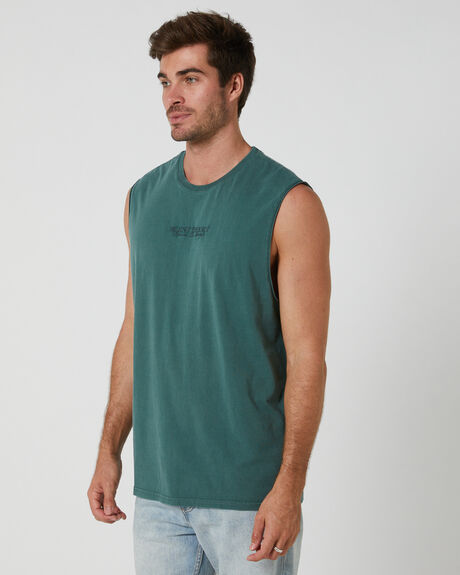 FOREST GREEN MENS CLOTHING SILENT THEORY T-SHIRTS + SINGLETS - 4028010FRST