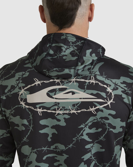 BLACK SURF MENS QUIKSILVER RASHVESTS - EQYWR03429-KVJ8