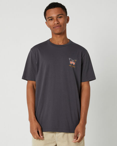 OYSTER BLACK MENS CLOTHING NO NEWS GRAPHIC TEES - N5232004OYSBLK