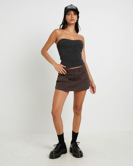 BLACK WOMENS CLOTHING NEON HART TOPS - 1000105603-BLK-XXS