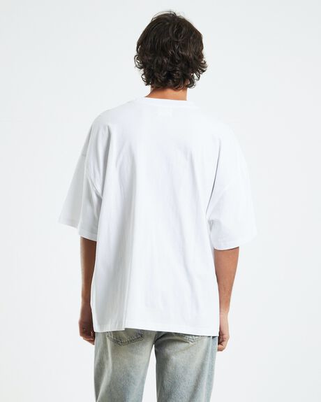 WHITE MENS CLOTHING GENERAL PANTS CO. BASICS T-SHIRTS + SINGLETS - 1000103799-WHT-S