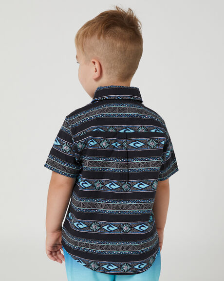 WASHED BLACK KIDS BOYS RIP CURL TOPS - 003TSH8264