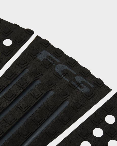 BLACK CHARCOAL SURF ACCESSORIES FCS TAILPADS - FJW03BLKCH