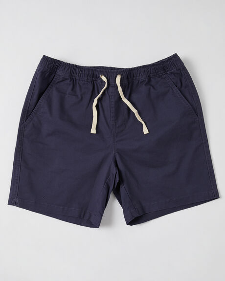 NAVY STEEL KIDS YOUTH BOYS SWELL SHORTS - S3231231NVYST