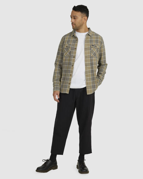 BLACK MENS CLOTHING RVCA PANTS - UVYNP00100-BLK