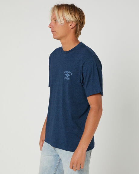 NAVY MARLE MENS CLOTHING RIP CURL GRAPHIC TEES - 03OMTE3277