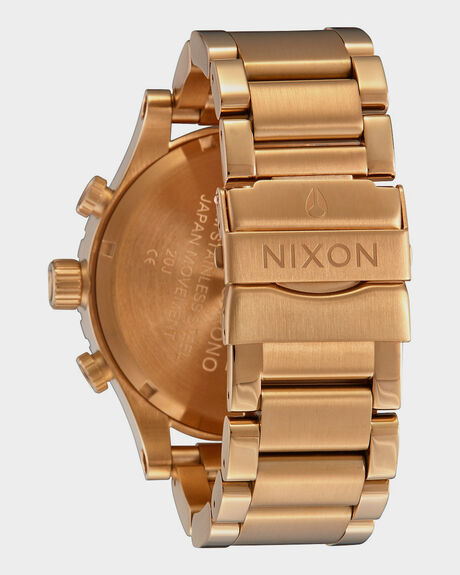 GOLD BLACK MENS ACCESSORIES NIXON WATCHES - A083-3192-00
