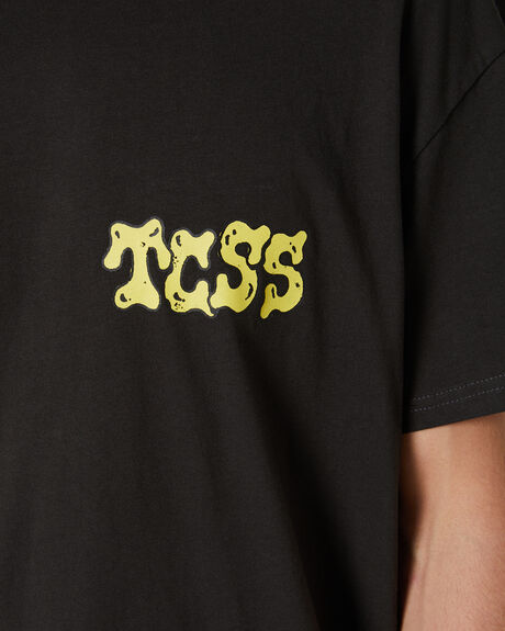VINTAGE BLACK MENS CLOTHING THE CRITICAL SLIDE SOCIETY GRAPHIC TEES - TE2375VBK