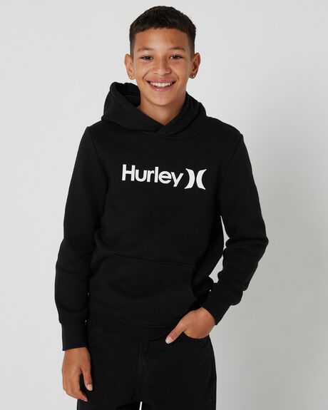 Inwoner precedent Genre Hurley Boys Core Oao Solid Pullover Hoodie - Teens - Black | SurfStitch