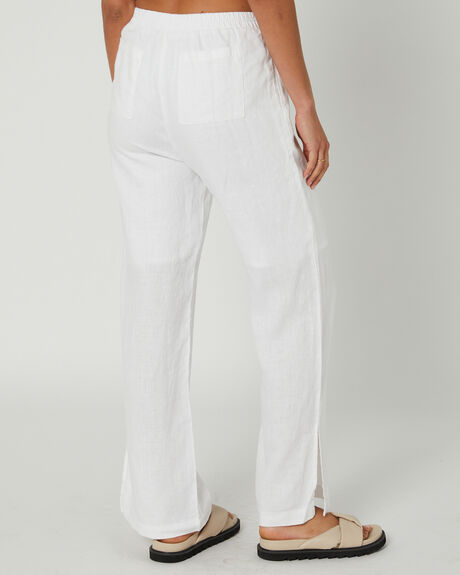 WHITE WOMENS CLOTHING NUDE LUCY PANTS - NU24687WHI