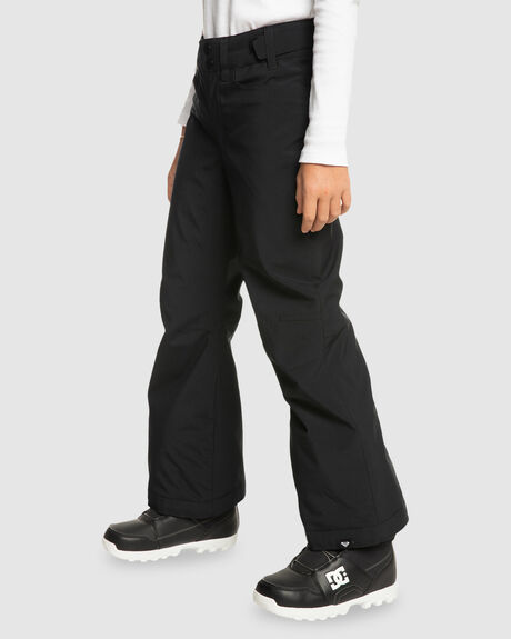 TRUE BLACK SNOW KIDS ROXY SNOW PANTS - ERGTP03050-KVJ0