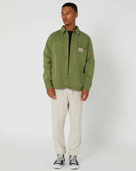 PIGMENT MILITARY MENS CLOTHING STUSSY SHIRTS - ST035408MILIT