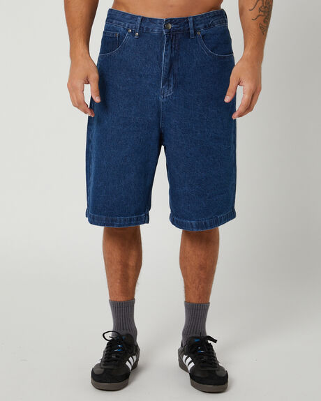 AUTHENTIC BLUE MENS CLOTHING AFENDS SHORTS - M230301-ABU