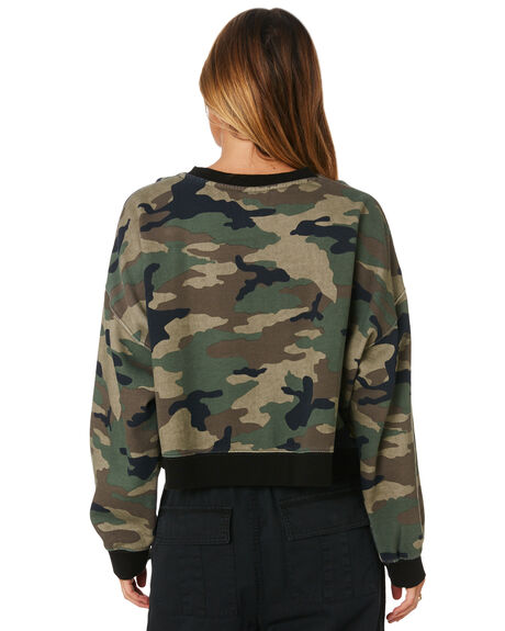 CAMO WOMENS CLOTHING STUSSY JUMPERS - ST196316CAMO