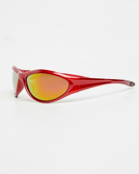 RED MENS ACCESSORIES INSIGHT SUNGLASSES - ACS2485125-RED-ONE
