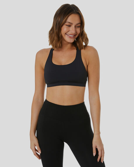 BLACK WOMENS ACTIVEWEAR SWELL SPORTS BRAS - S8214528BLACK