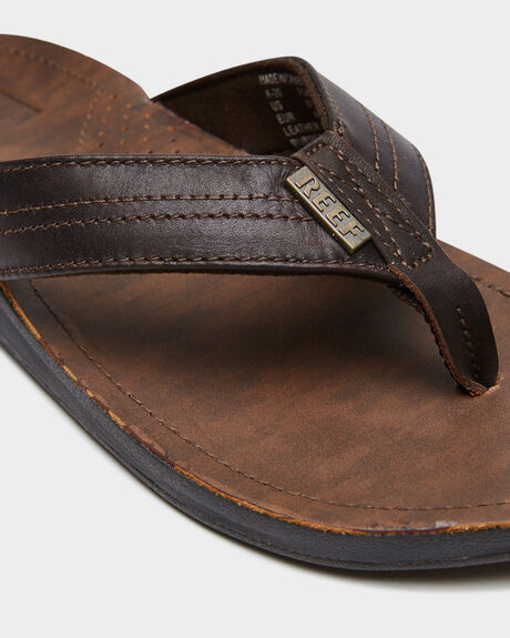 DARK BROWN MENS FOOTWEAR REEF THONGS - 2616DB2