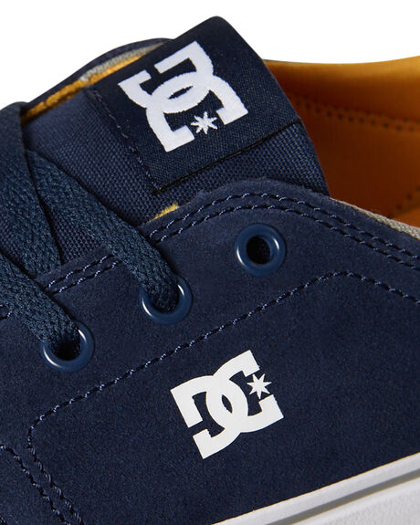 NAVY YELLOW MENS FOOTWEAR DC SHOES SNEAKERS - ADYS300172NY0