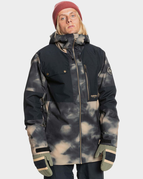 TANNIN PARTICUL SNOW MENS QUIKSILVER SNOW JACKET - EQYTJ03269-CLD6