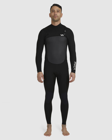 BLACK SURF MENS RVCA STEAMERS - AVYW100100-BLK