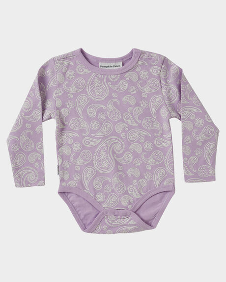 LAVENDER PAISLEY KIDS BABY PUMPKIN PATCH CLOTHING - 20B7007BSLAVPY