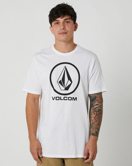 WHITE MENS CLOTHING VOLCOM T-SHIRTS + SINGLETS - A4302302WHT