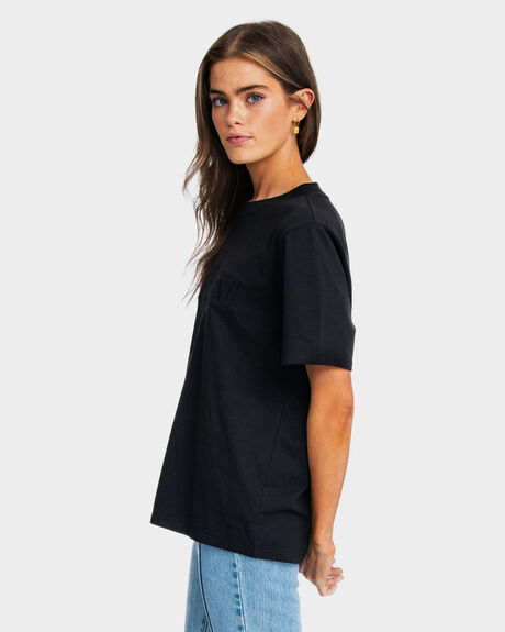 BLACK WOMENS CLOTHING ONEBYONE TEES - OBO-923-XS