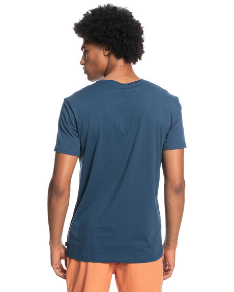 INSIGNIA BLUE MENS CLOTHING QUIKSILVER GRAPHIC TEES - EQYZT06615-BSN0