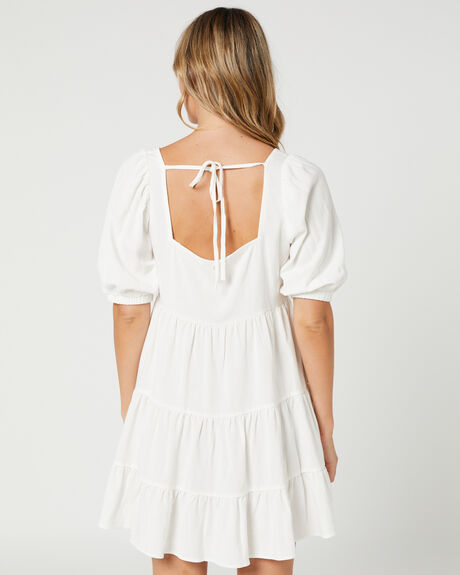 WHITE WOMENS CLOTHING RUSTY DRESSES - DRL1177WHT