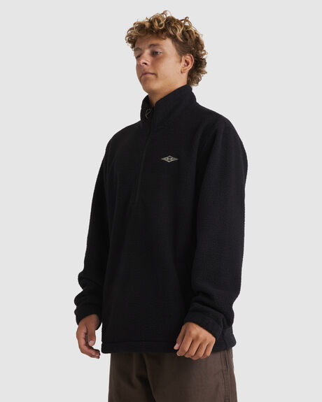 BLACK MENS CLOTHING BILLABONG JUMPERS - UBYFT00268-BLK