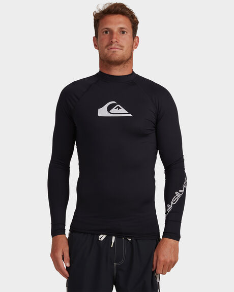 BLACK SURF MENS QUIKSILVER RASHVESTS - EQYWR03297-KVJ0