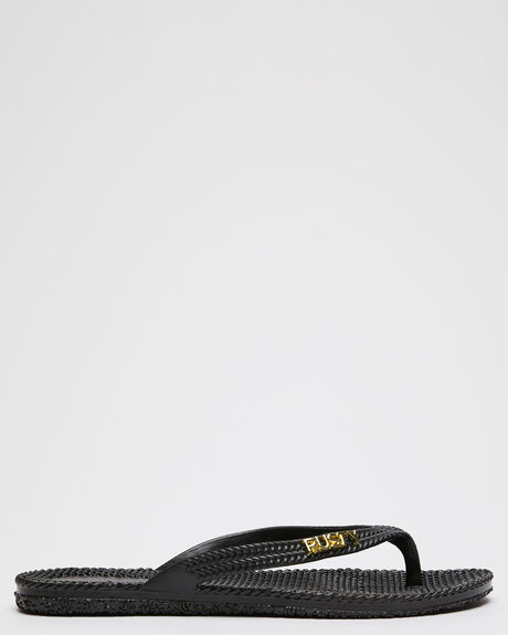 BLACK ONE WOMENS FOOTWEAR RUSTY THONGS - FOL0374BK1