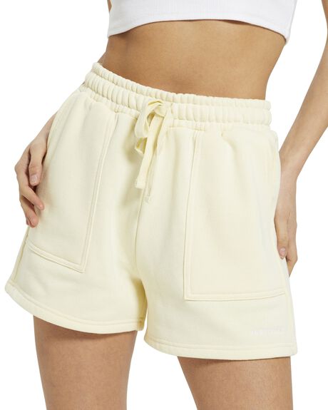 BUTTTER YELLOW WOMENS CLOTHING SUBTITLED SHORTS - 38969900022