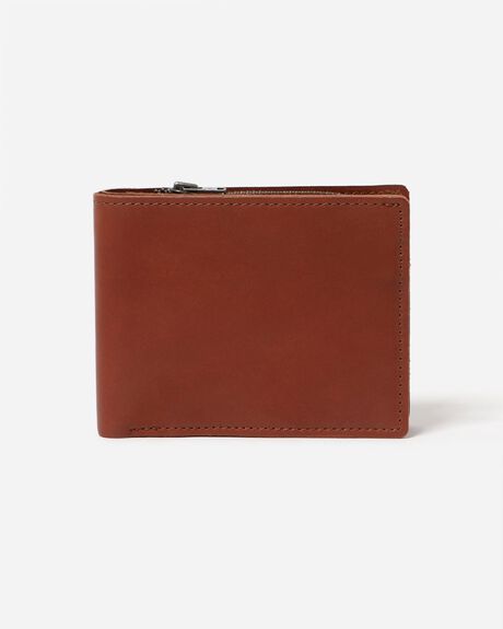 TAN MENS ACCESSORIES STITCH AND HIDE WALLETS - MW_BILLY_TAN