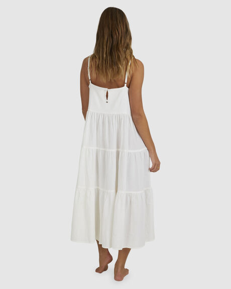 WHITE WOMENS CLOTHING BILLABONG DRESSES - UBJWD00303-WHT