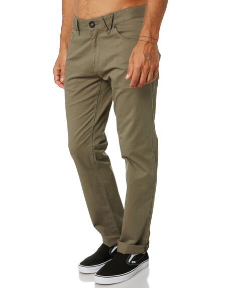 Volcom Solver Lite Mens 5 Pocket Pant - Army Green Combo | SurfStitch