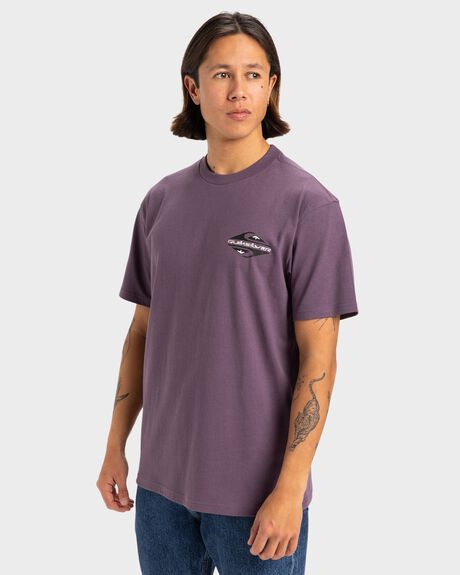 VINTAGE VIOLET MENS CLOTHING QUIKSILVER T-SHIRTS + SINGLETS - UQYZT05510-PQC0