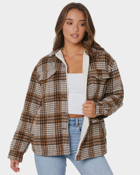 CHECKERED WOMENS CLOTHING ALL ABOUT EVE JACKETS - 6494064CHK