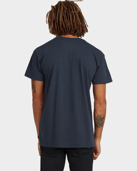 NAVY MENS CLOTHING BILLABONG T-SHIRTS + SINGLETS - UBYZT00162-NVY
